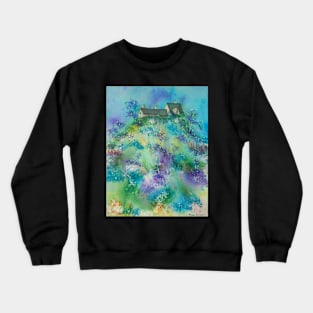 Cottages on the Hill Top Crewneck Sweatshirt